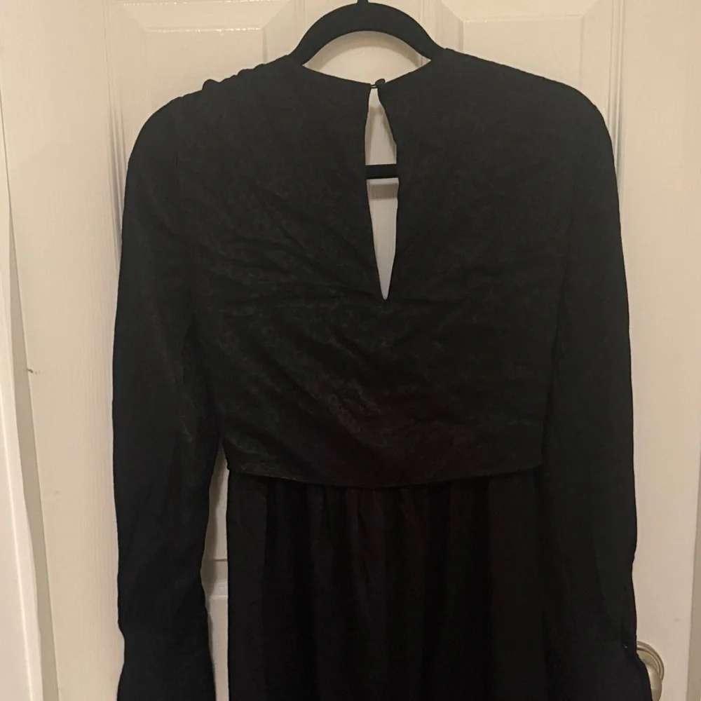 Kate Spade Elegant Black Jumpsuit with Front Tie